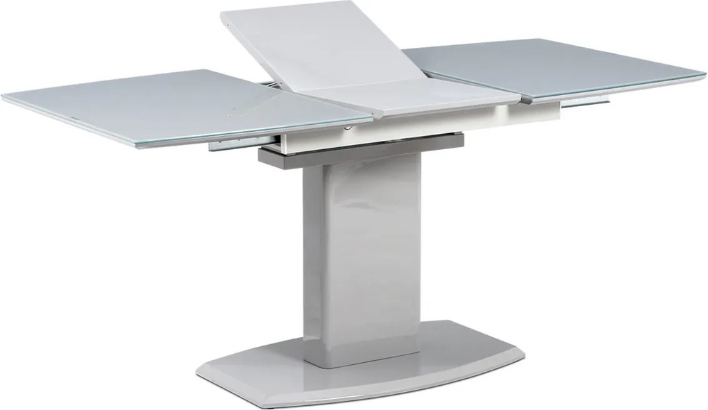 Jedálenský stôl rozkladací Daniel, 160 cm, sivá
