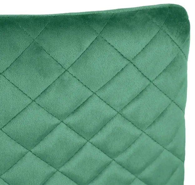 Stolička LOGAN zamatová zelená ALL 807829