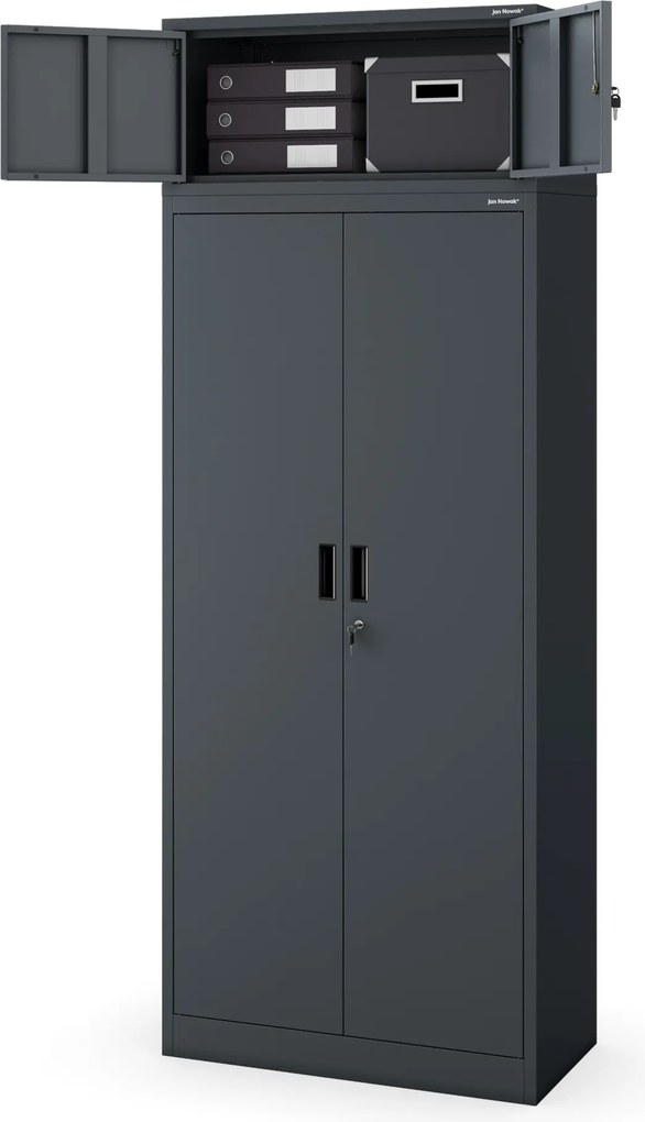 Nadstavec na skriňu antracitová, 800x380x400 mm: EWA