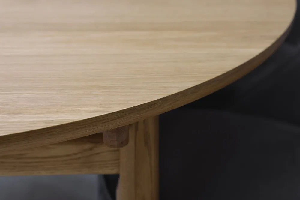 Rozkladací jedálenský stôl Wally 120 - 165cm prírodný dub