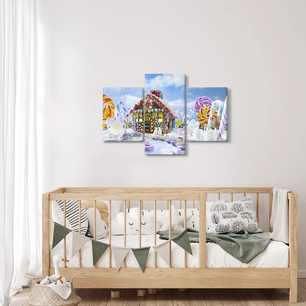 Obraz - Perníková chalúpka (90x60 cm)