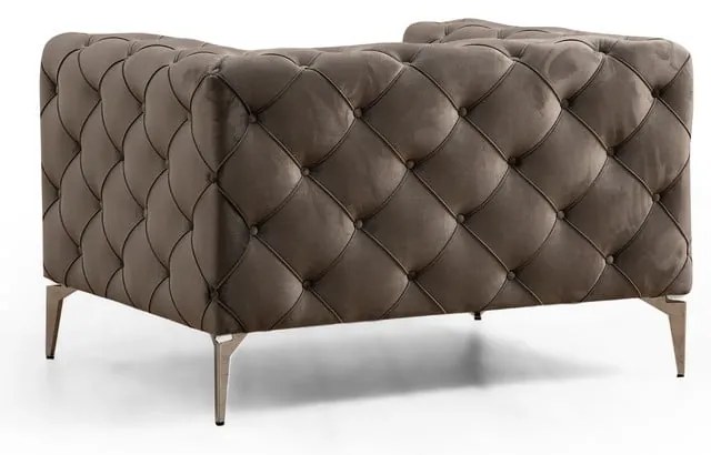 Antracitové kreslo Como – Artie