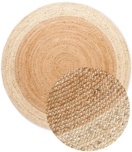 Koberec Hanse Home Looma naturálny / zlatý / krémový kruh