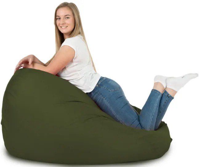 Sedací vak SAKO tmavozelený OUTDOOR