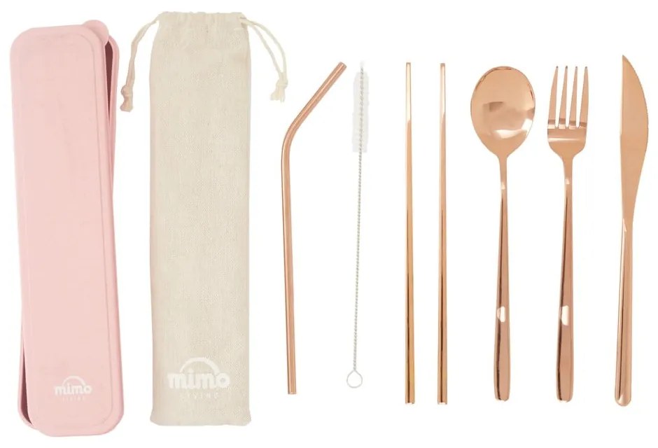 Antikoro príbor v medenej farbe 6 ks Mimo – Premier Housewares