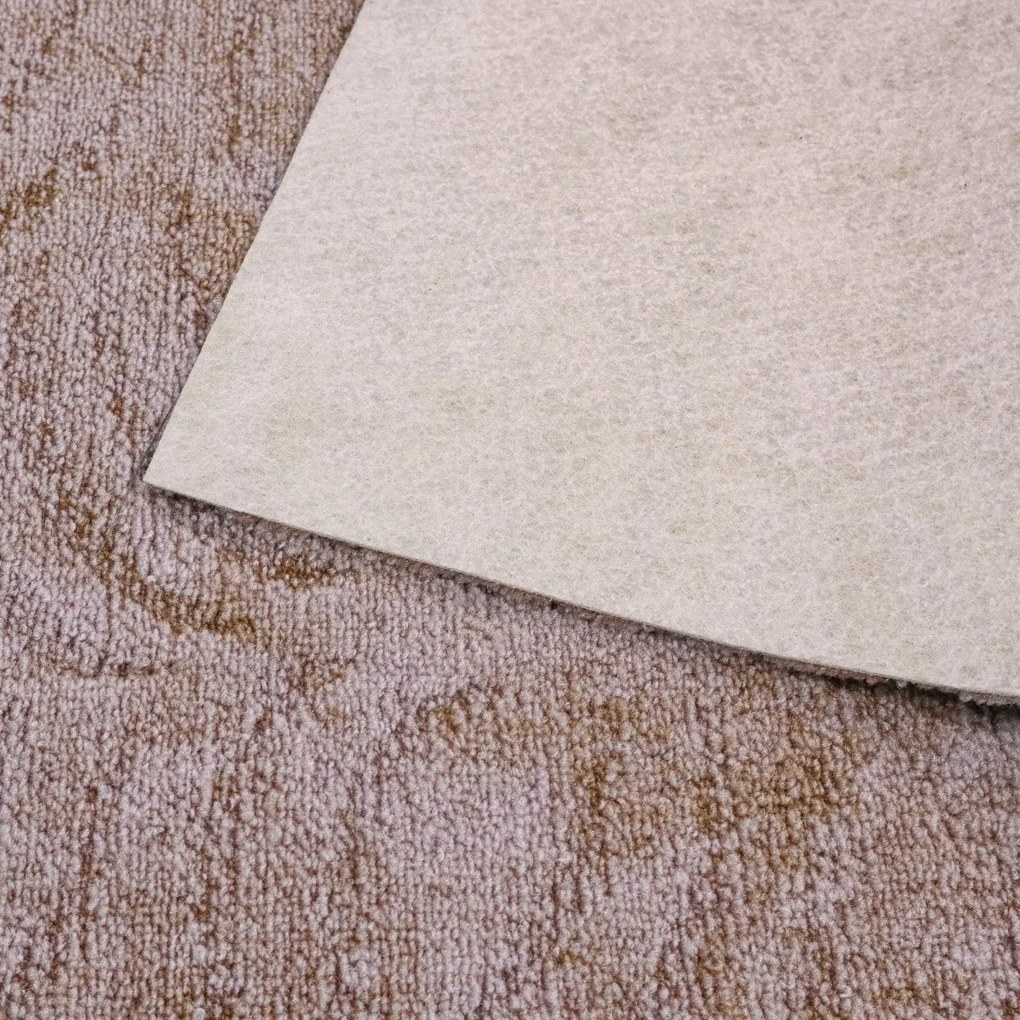 AKCIA: 120x170 cm Kusový koberec Scroll béžový - obšitý zo všetkých strán, šíře, béžová, filc, detská izba, AladinWorld Expres