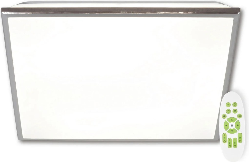 XXXLutz STROPNÉ LED SVIETIDLO, 48/48/6.5 cm - Interiérové svietidlá - 004182001602