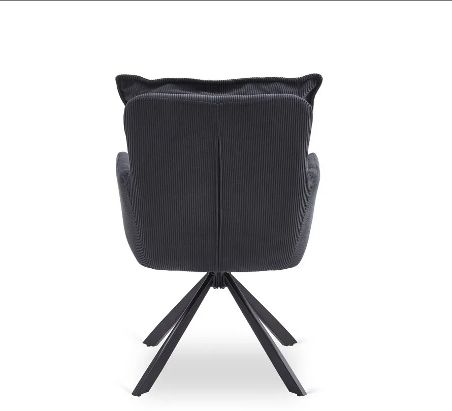 Otočná stolička MAGNUS čierna