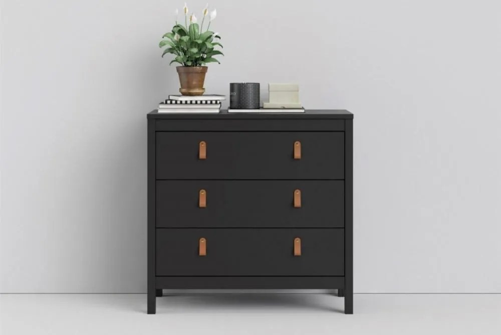 Komoda TWO REE 82 cm čierna