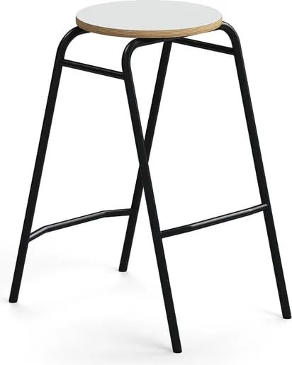 Barová stolička ALTUS, výška 690 mm, antracit/šedá