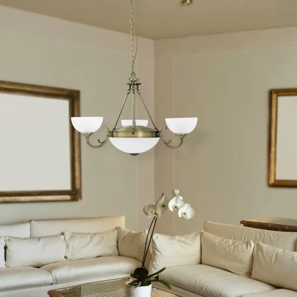 Rabalux 8543 - Luster na reťazi MARLENE 3xE14/40W + 2xE27/60W