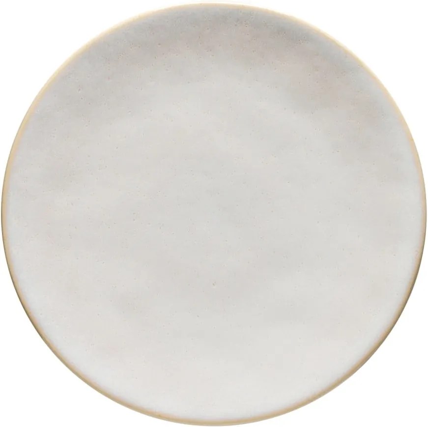Biely kameninový podnos Costa Nova Roda, ⌀ 22 cm