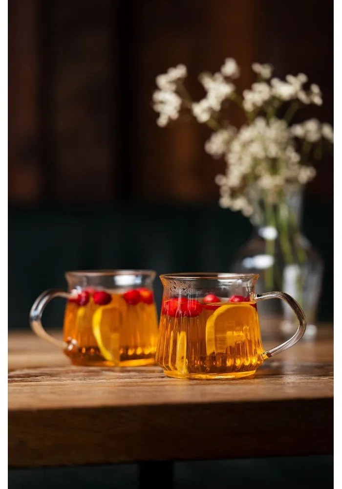 Dvojstenné hrnčeky na cappuccino v súprave 2 ks 320 ml Mia – Vialli Design