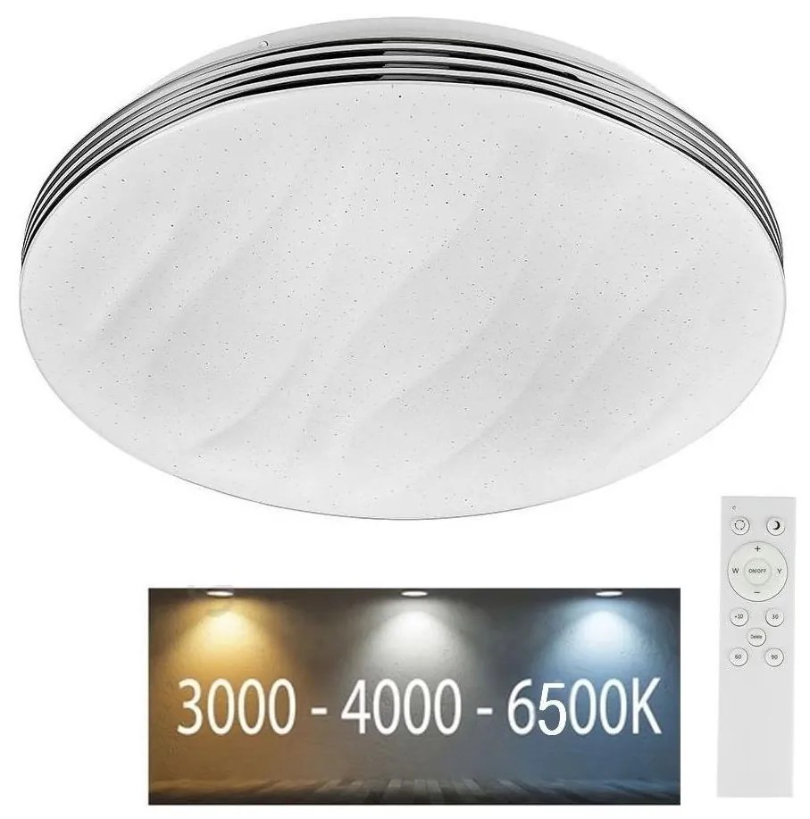 V-Tac LED Stmievateľné stropné svietidlo LED/60W/230V 3000K/4000K/6500K + DO VT1001