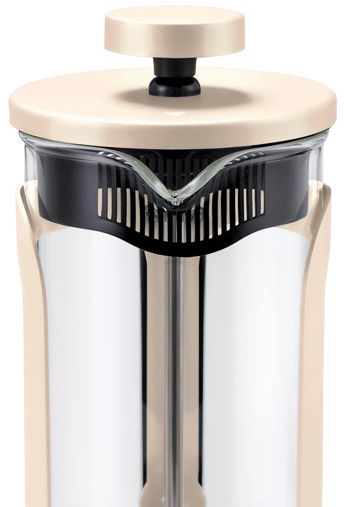 Kanvica french press 300 ml, 2 šálky, béžová