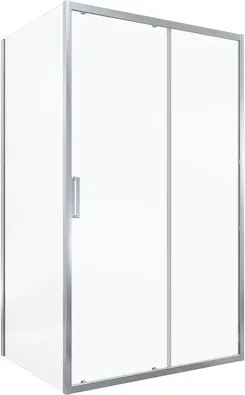 Sprchové dvere obdĺžnik 100x195 cm Siko TEX chróm lesklý SIKOTEXD100STENA80