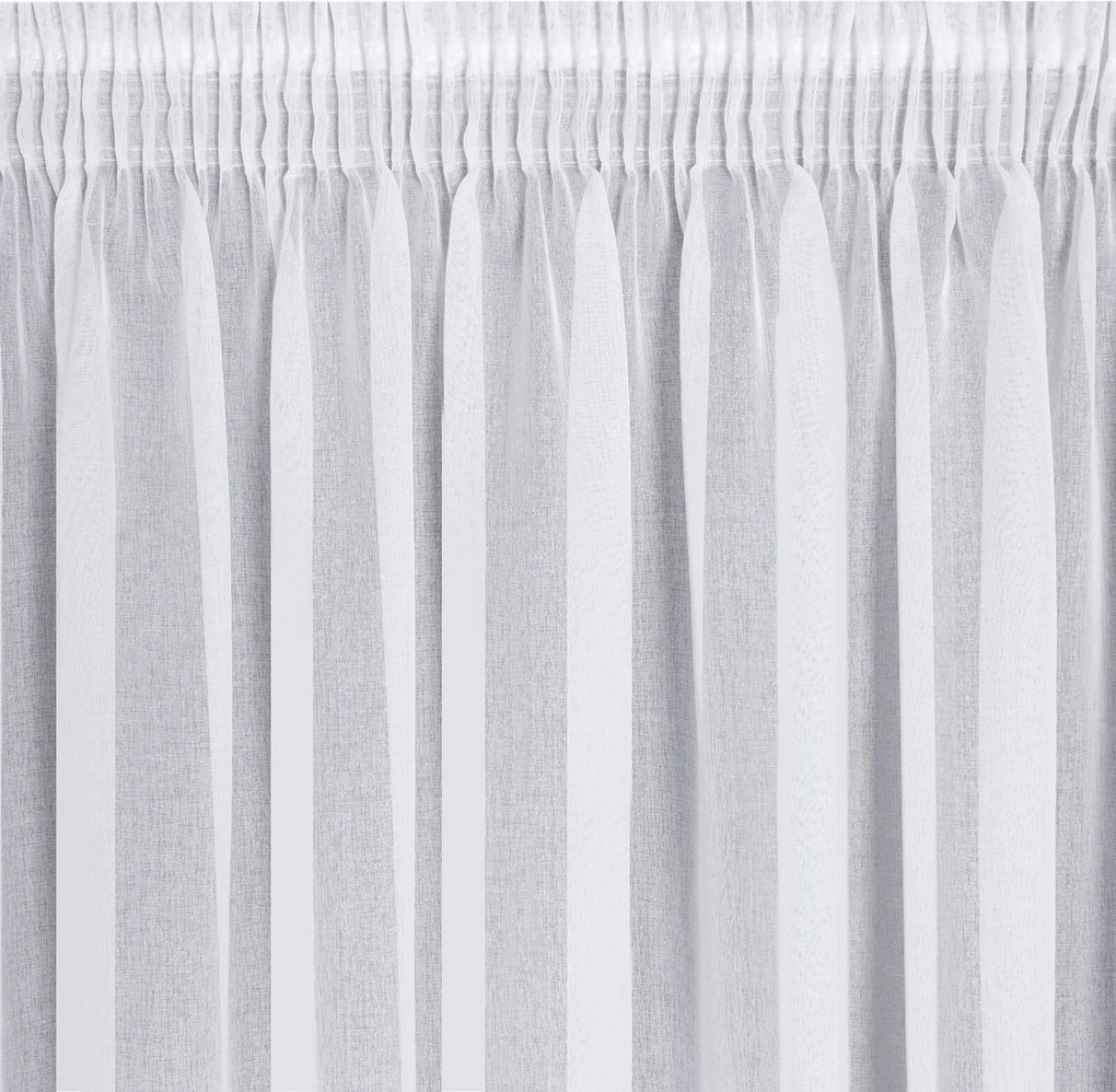 ZÁCLONA NA PÁSKE ELPIDIA 350X150 CM BIELA