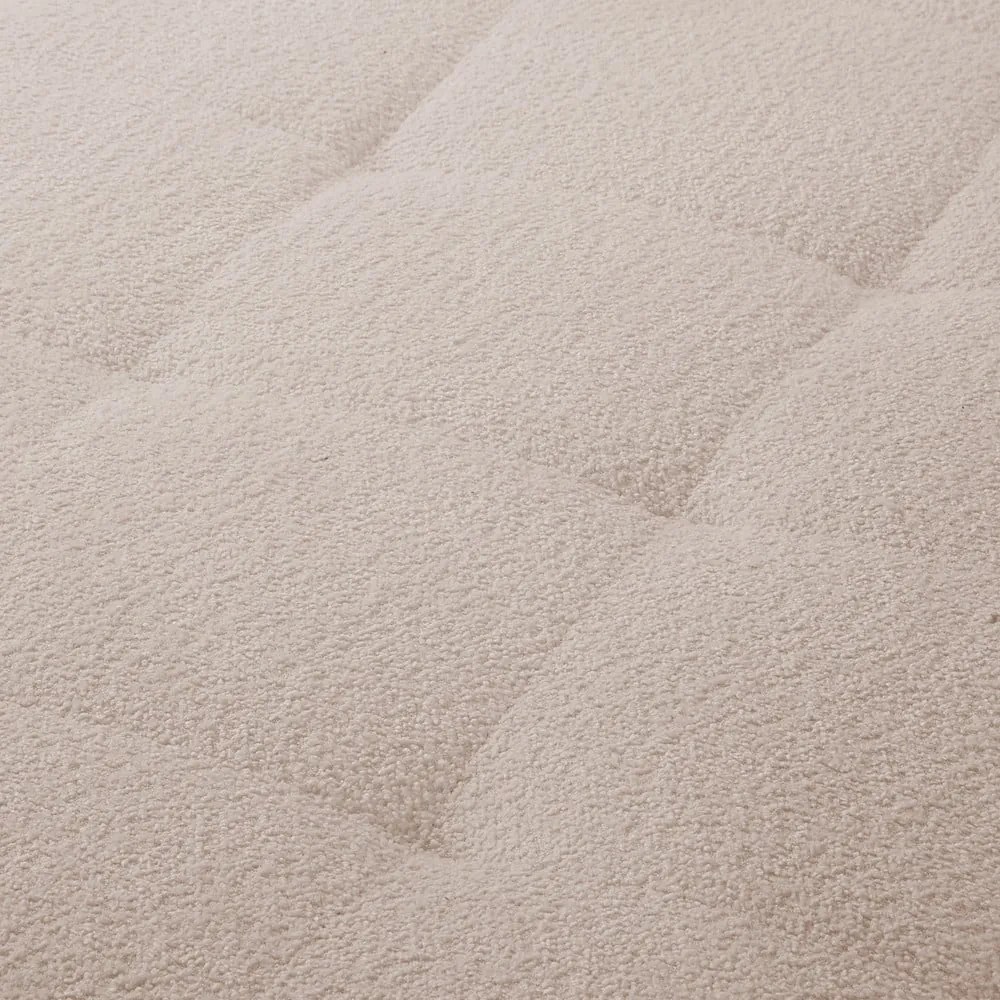 Béžová rohová pohovka z textílie buklé (pravý roh) Ariella – Ropez