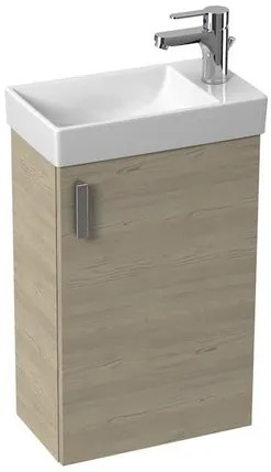 Kúpeľňová skrinka s umývadlom Jika Petit 41x65,5x23 cm jaseň H45J5111755141
