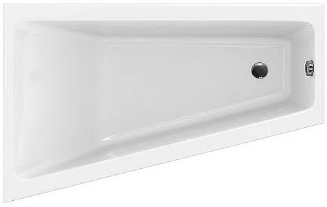 Cersanit Crea slim asymetrická vaňa ľavá 160x100cm + nožičky, S301-232