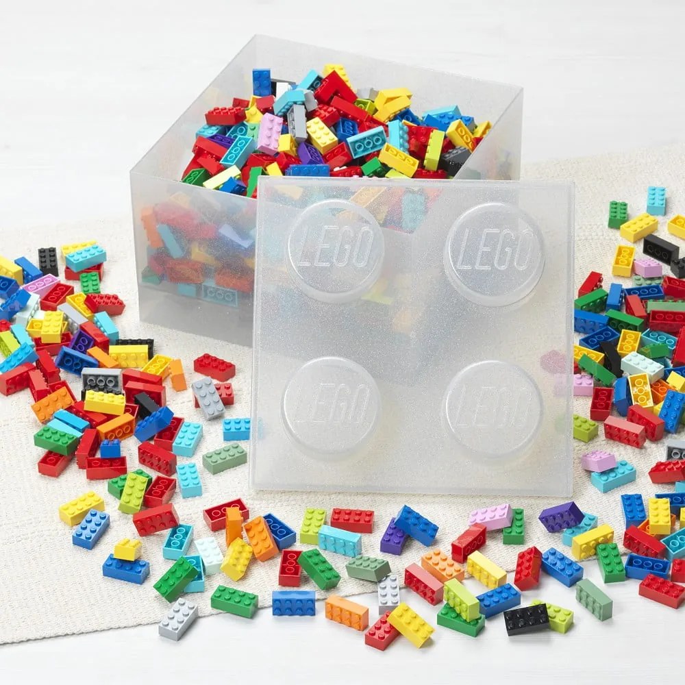 Plastový detský úložný box 25x25x18 cm – LEGO®