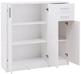 Komoda so skrinkami a zásuvkami OPTI vysoká 111 cm