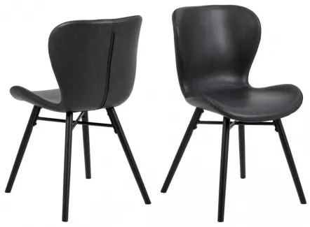 BATILDA BLACK stolička Čierna