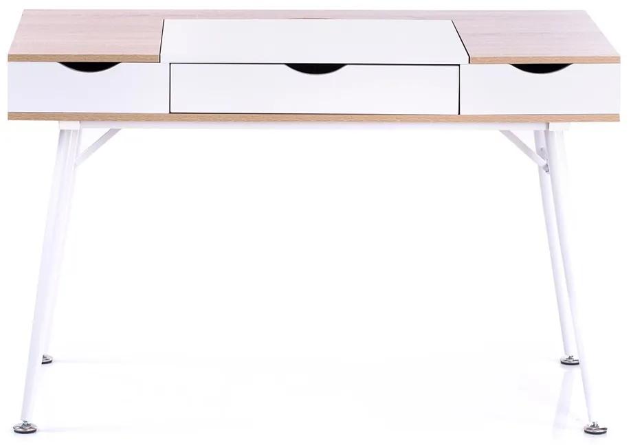 HOMEDE Písací stôl Faryn dub, velikost 120x60x76