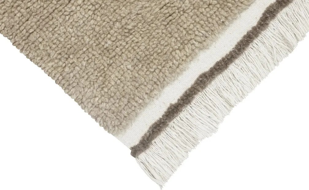 DOPREDAJ: 120x170 cm Vlněný koberec Steppe - Sheep Beige, 120x170, béžová, chodba / predsieň, Lorena Canals