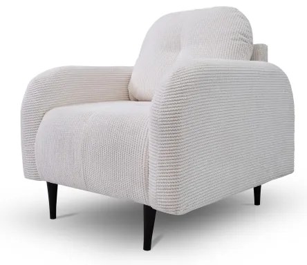 Čalúnené kreslo CLOUDY krémové