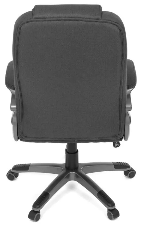 Kancelárske kreslo DEXTER — látka, sivá