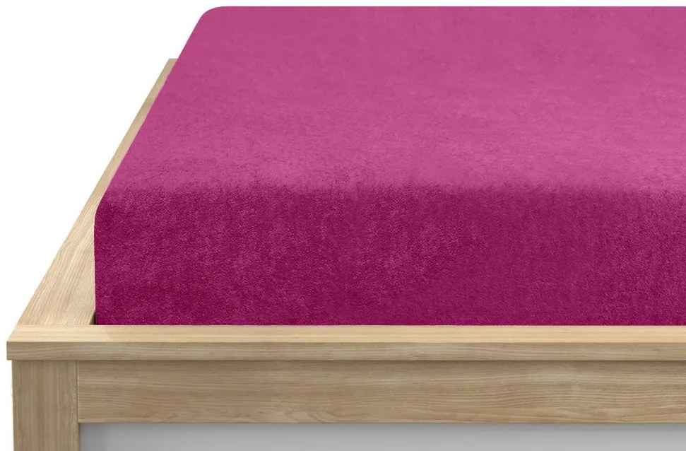 Froté plachta EXCLUSIVE purpurová 180 x 200 cm