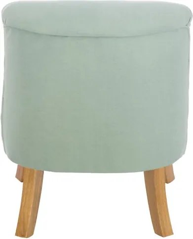Dětské lněné křeslo mátové 17 cm a 25 cm Biela