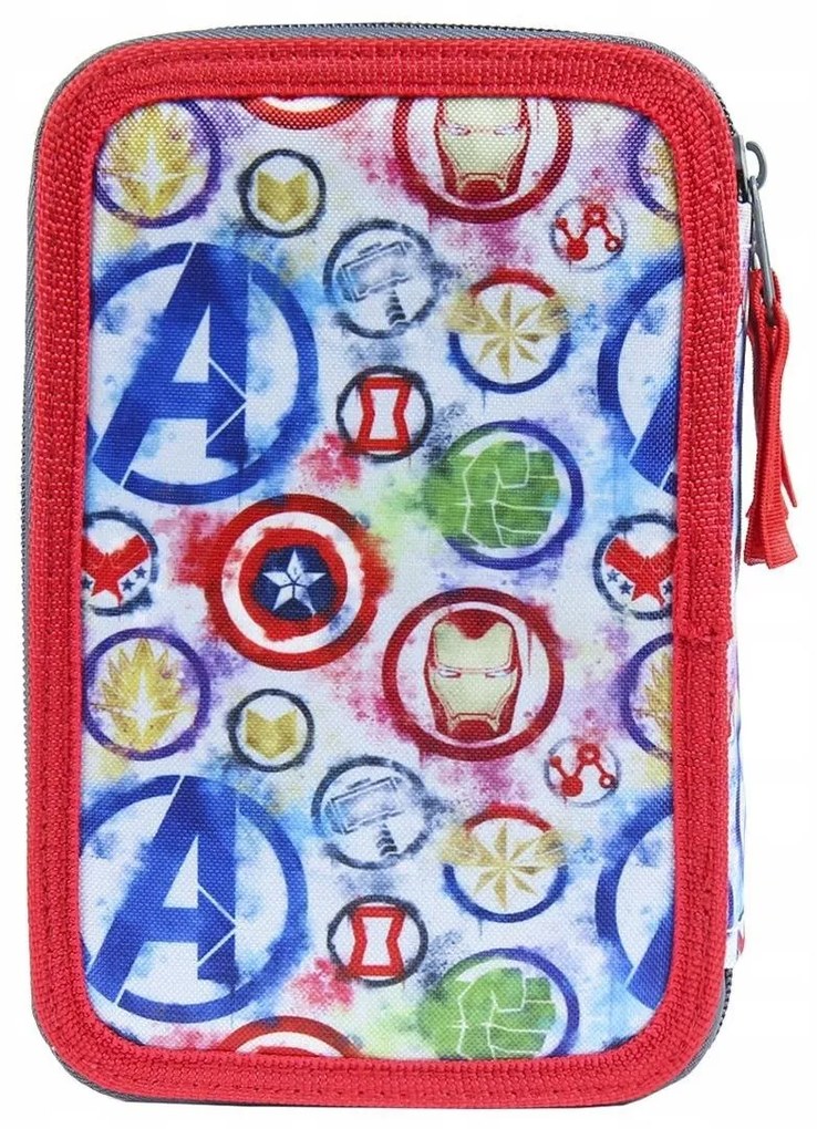 bHome Školský peračník trojposchodový s náplňou Avengers