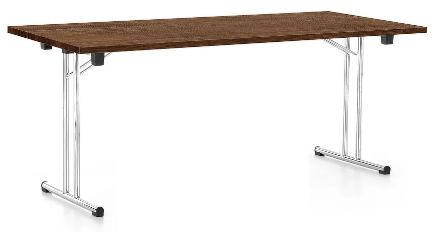 Skladací stôl 180 x 80 cm, dub silverjack