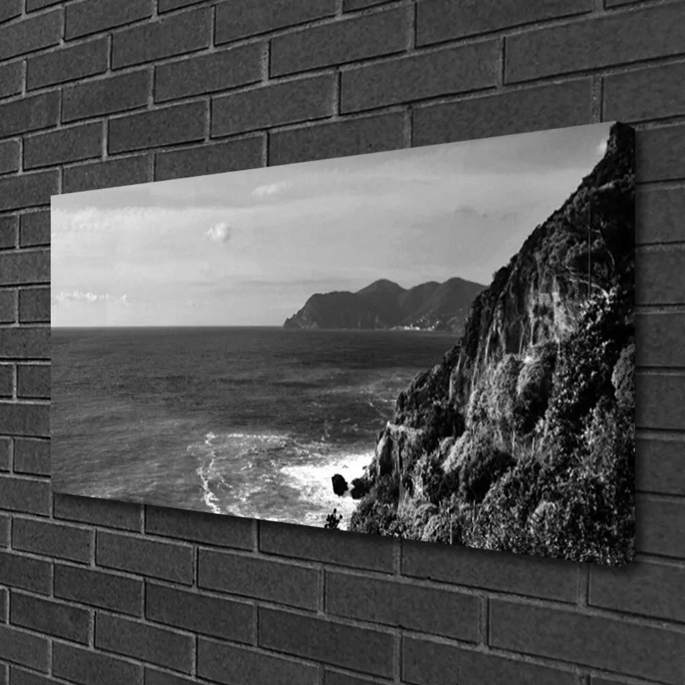 Obraz na plátne More hory príroda 100x50 cm