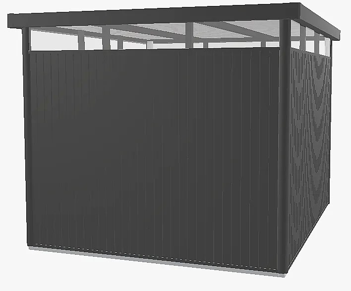 Biohort Záhradný domček BIOHORT HighLine DUO H5 275 x 315 (tmavo sivá metalíza)