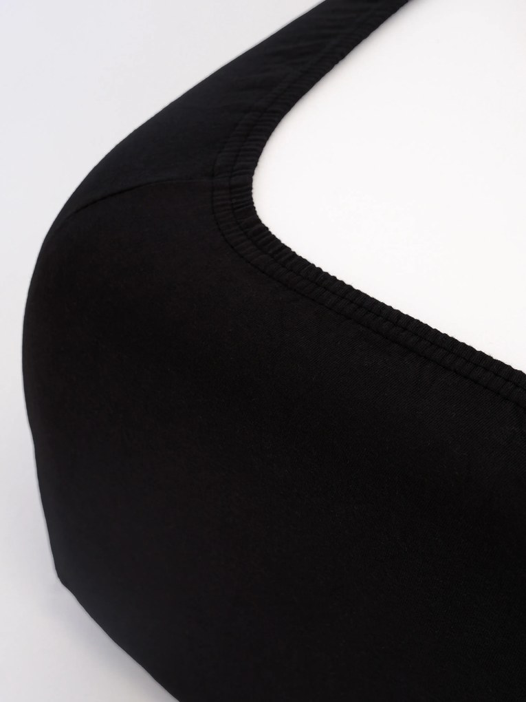 Jersey plachta Classic 140 x 200 cm – čierna