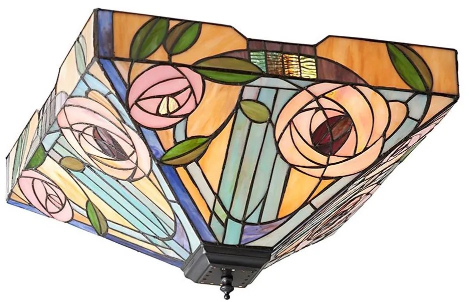 Endon 70698 - Stropné svietidlo Tiffany WILLOW 2xE27/60W/230V