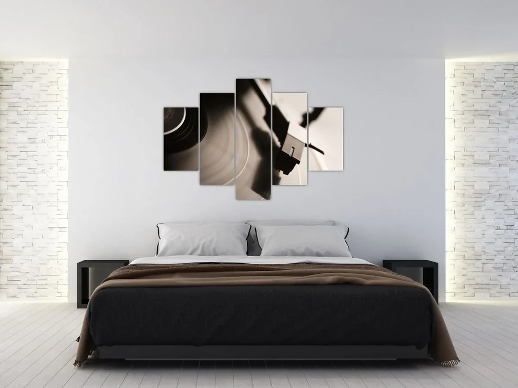 Obraz - Gramofónová doska (150x105 cm)