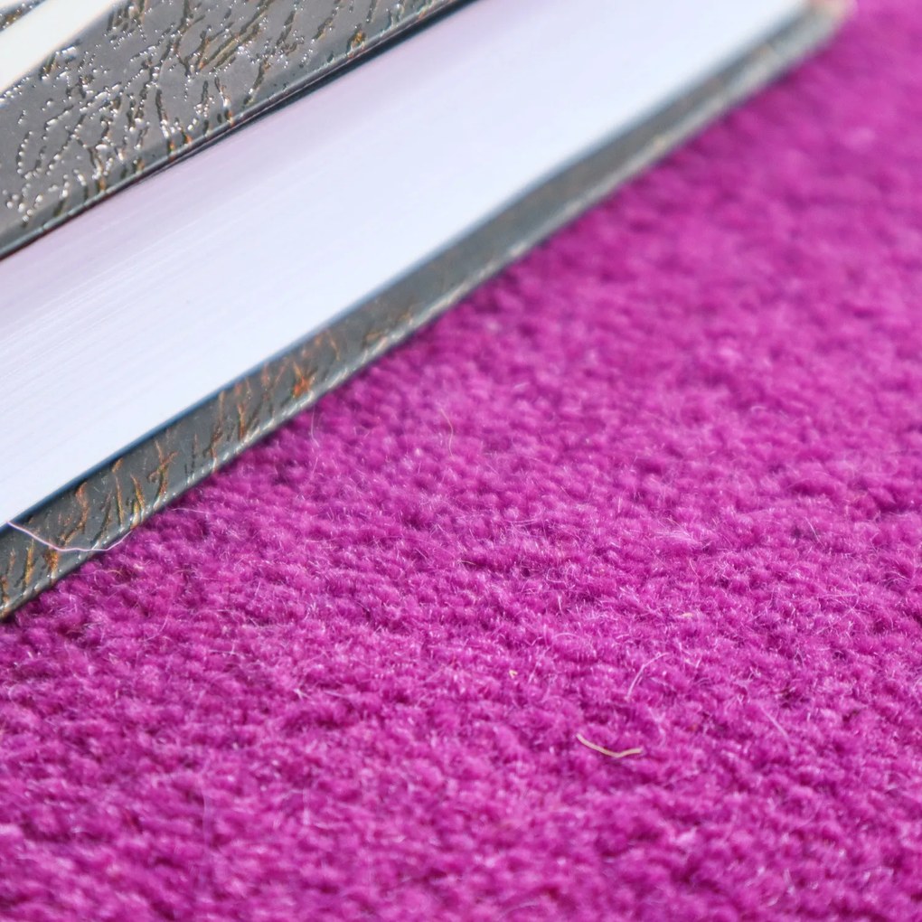 Ručne všívaný kusový koberec Asra wool lila, 80x150, ružová, obývacia izba, Asra