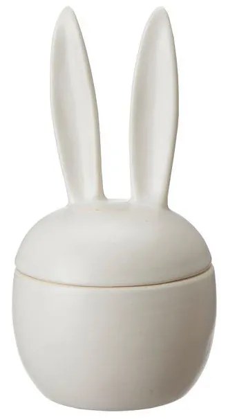 Biela porcelánová dóza ELARIA KANIN- rôzne veľkosti Veľkosť: S
