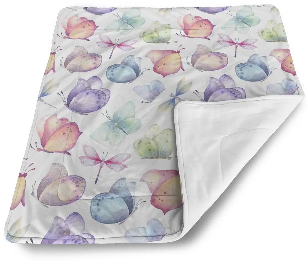 Sablio Deka pre bábätko Zlet motýľov - 90x120 cm
