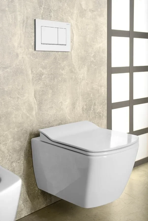 Sapho Sapho, GLANC WC sedátko, SLIM, Soft Close, biela, GC5030