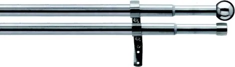 Garniža dvojradová Lory 120-230 cm, ušľachtilá oceľ%