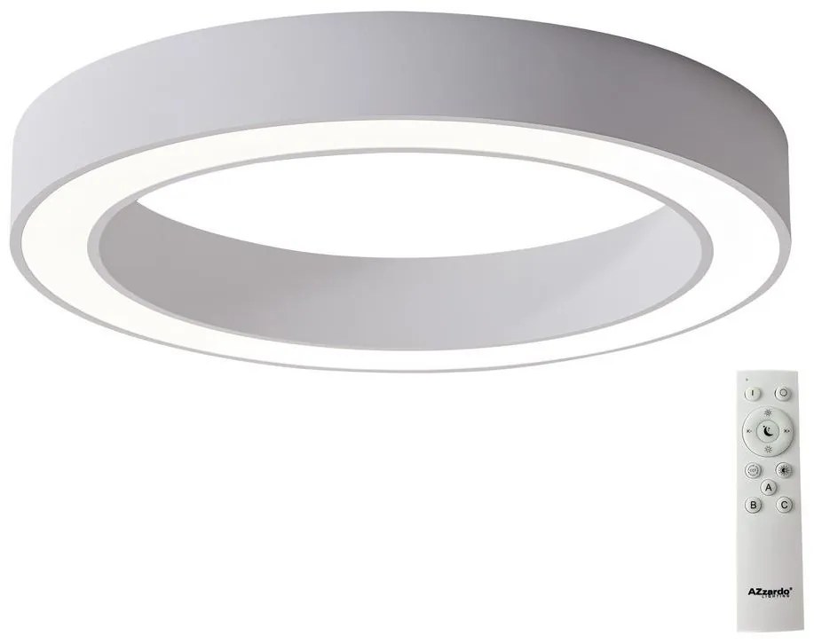 Azzardo AZ5037 - LED Stmievateľné stropné svietidlo MARCO LED/80W/230V biela + DO AZ5037