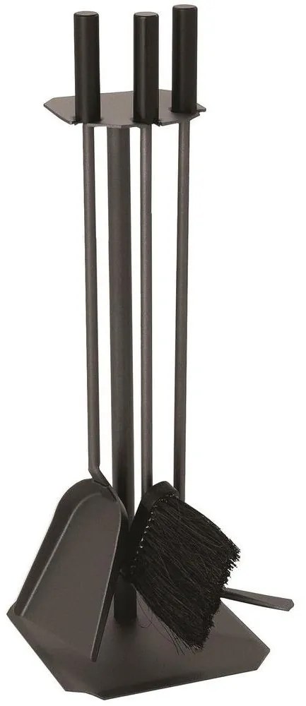 Krbové náradie 4 ks antracit/smrek