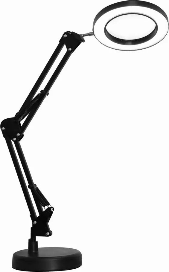 LED Stmievateľná stolná lampa s lupou LED/10W/230V 3000/4500/6000K