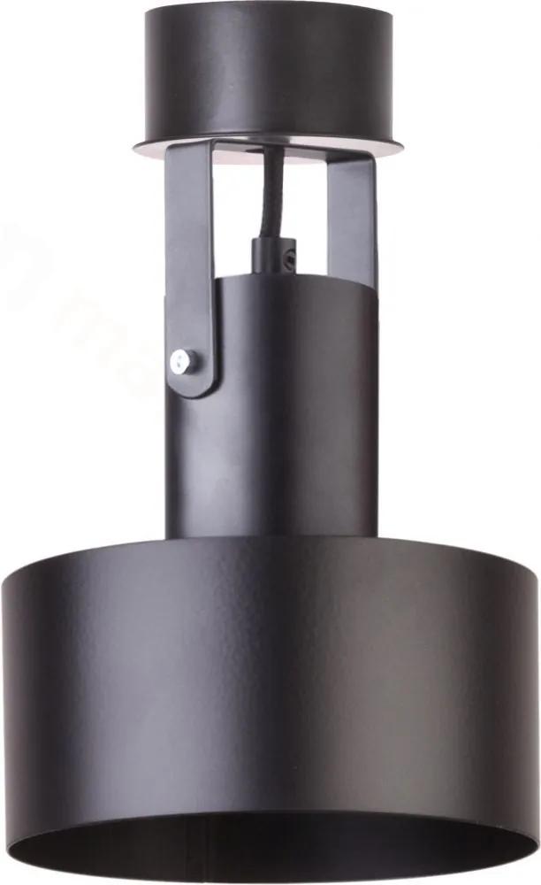 SIGMA Stropné bodové industriálne osvetlenie RIF, 1xE27, 60W, 15cm, okrúhle, čierne