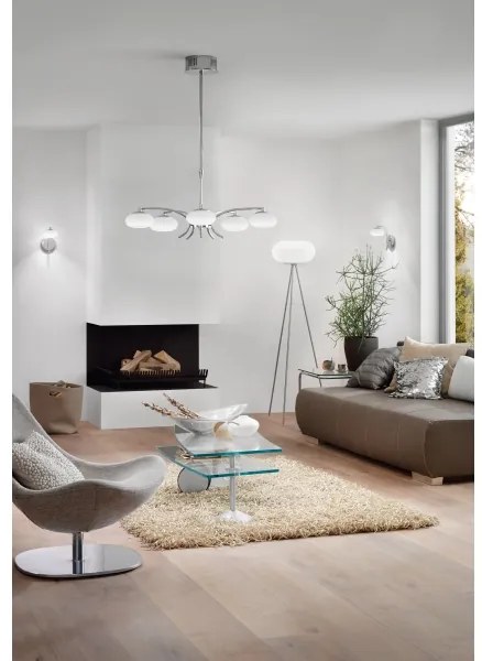 EGLO 86817 - Stojacia lampa OPTICA 2xE27/60W